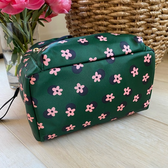 Kate Spade Chelsea the little better floral backpack. Green pink flowers nylon - Picture 5 of 11